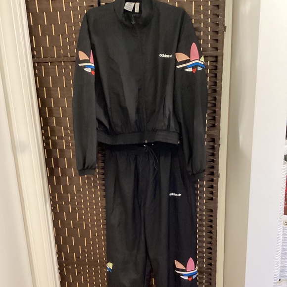 ADIDAS Pants - ADIDAS CRINKLE TRACK 2PC SET ( Jacket: Size =X-Large) (Pants: Large) NWOT